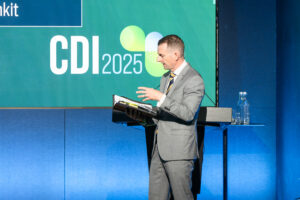 Luke Hannan MC - with his speaking notes